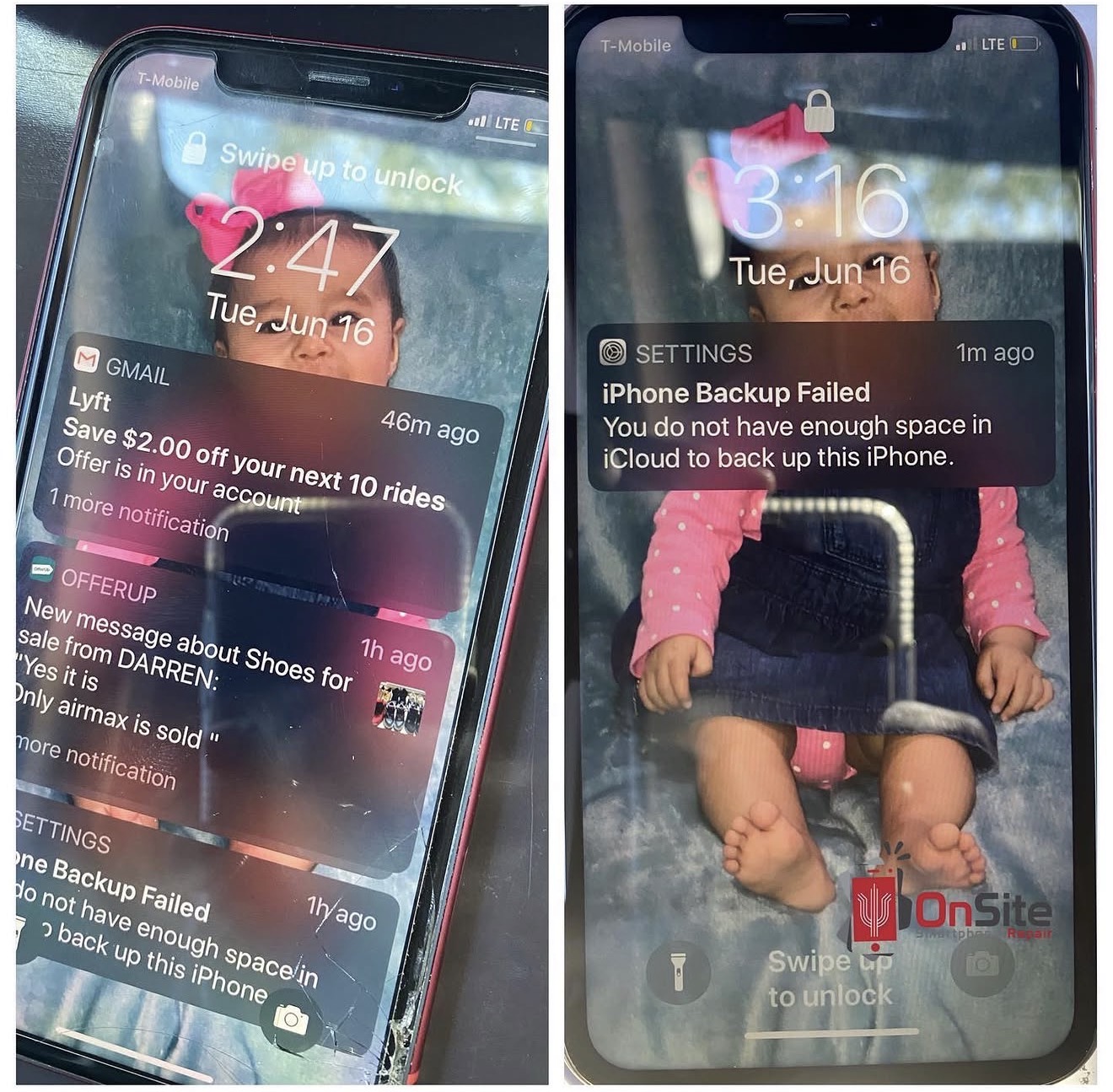 iPhone screen repair